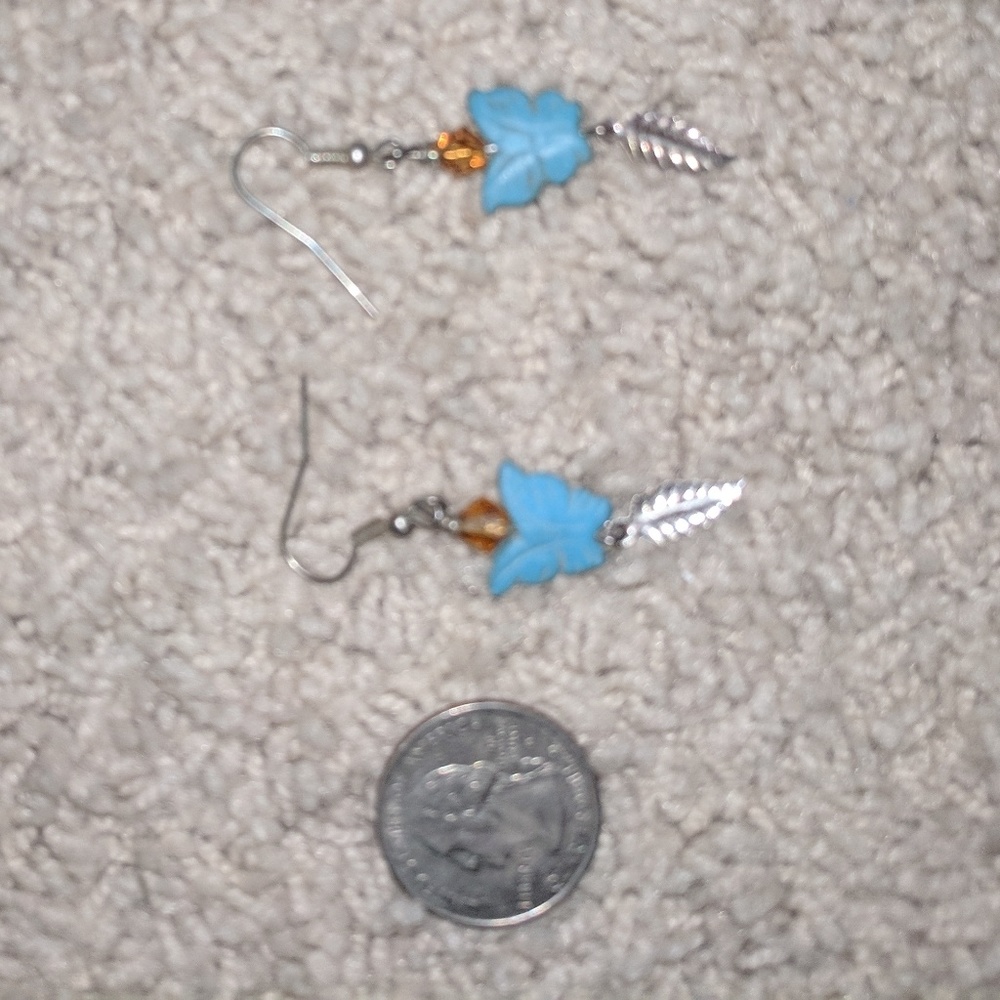 Butterfly Earrings - Picture 2 of 3